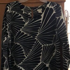 Printed JCrew dress with pockets